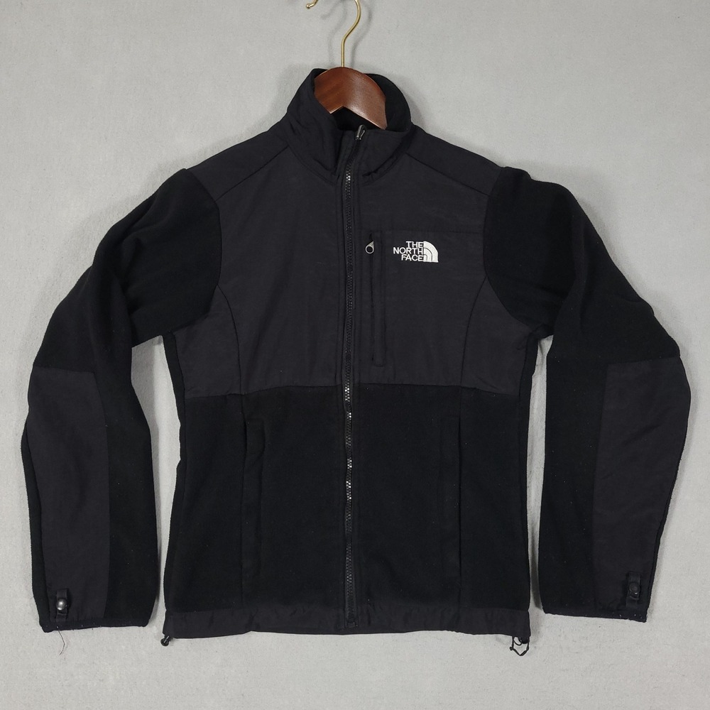 The North Face Denali Jacket Womens S Black Full Zip Polartec Fleece Denali